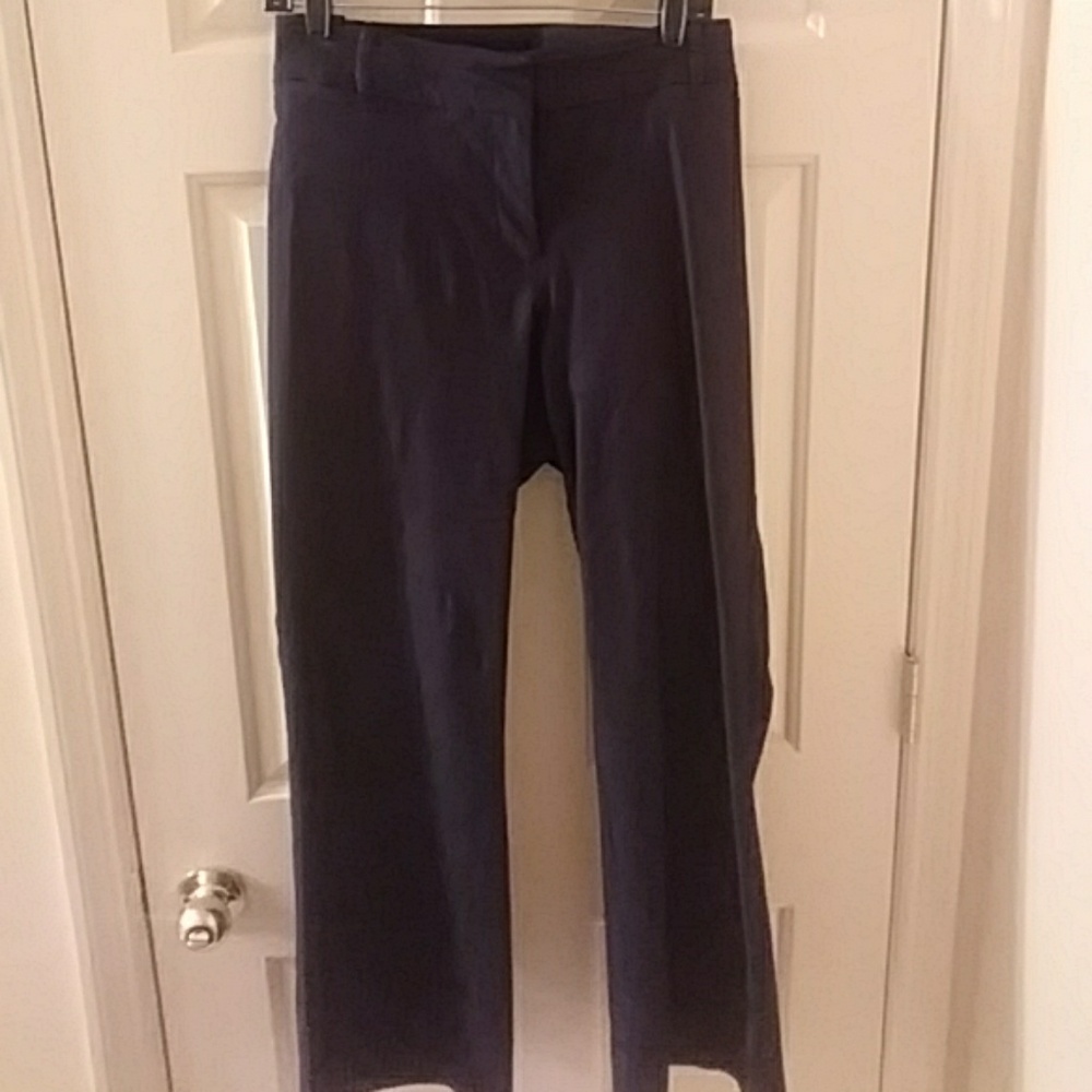 18 short blue boot cut dress pants